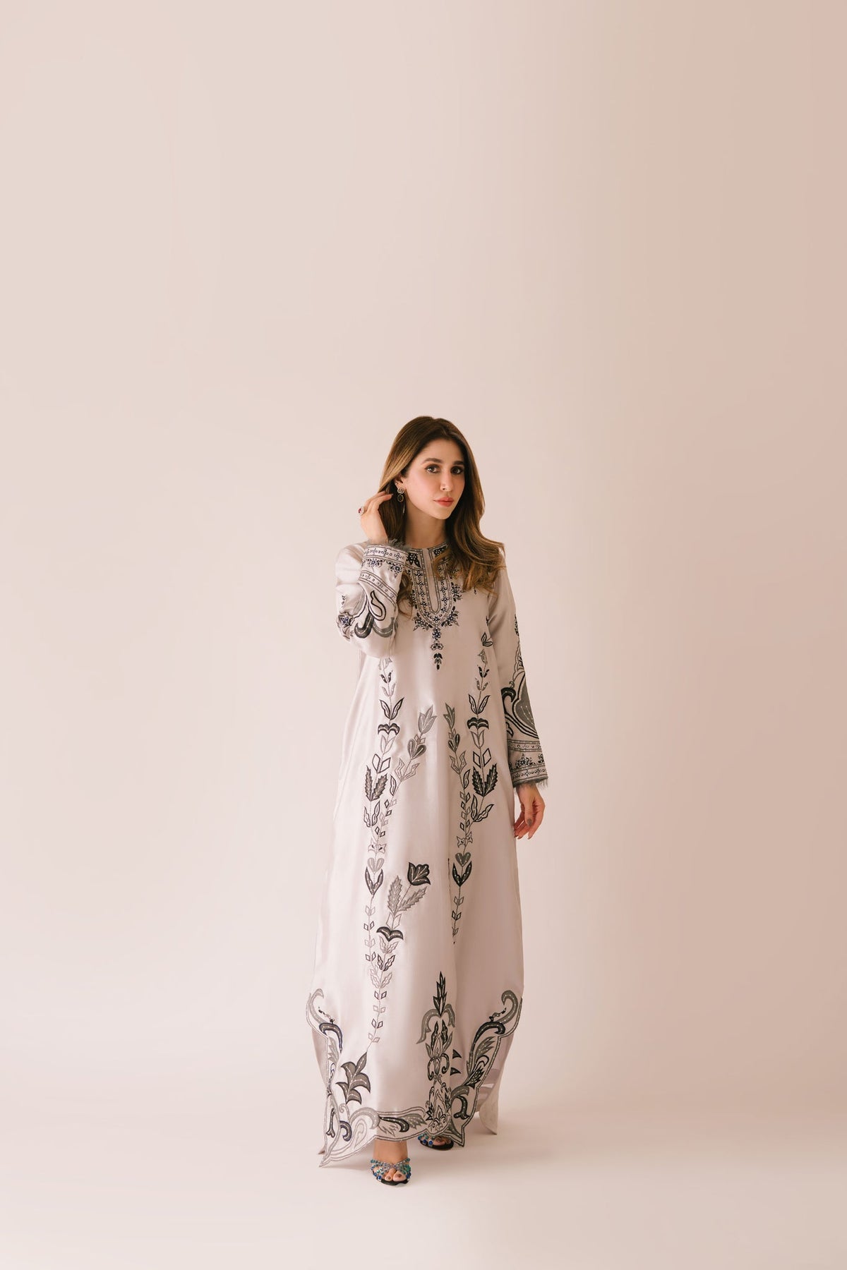 Sammy K | Aadat Festive Edition | Sea Holly -  Sammy K Ladies Clothes - Original Designer Dress - House of Maryam