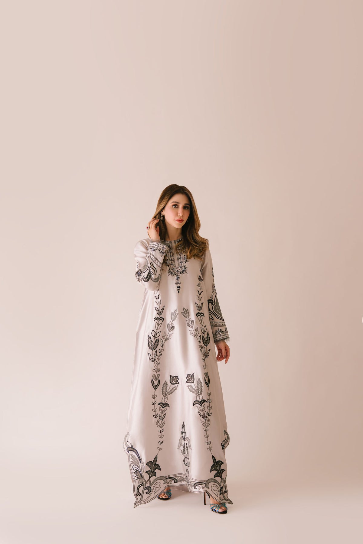 Sammy K | Aadat Festive Edition | Sea Holly -  Sammy K Ladies Clothes - Original Designer Dress - House of Maryam