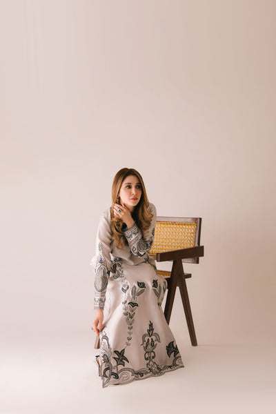 Sammy K | Aadat Festive Edition | Sea Holly -  Sammy K Ladies Clothes - Original Designer Dress - House of Maryam