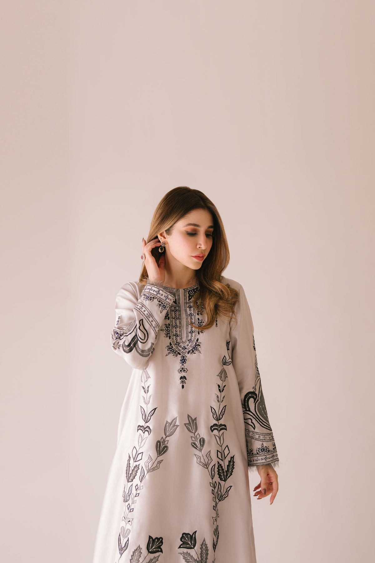 Sammy K | Aadat Festive Edition | Sea Holly -  Sammy K Ladies Clothes - Original Designer Dress - House of Maryam