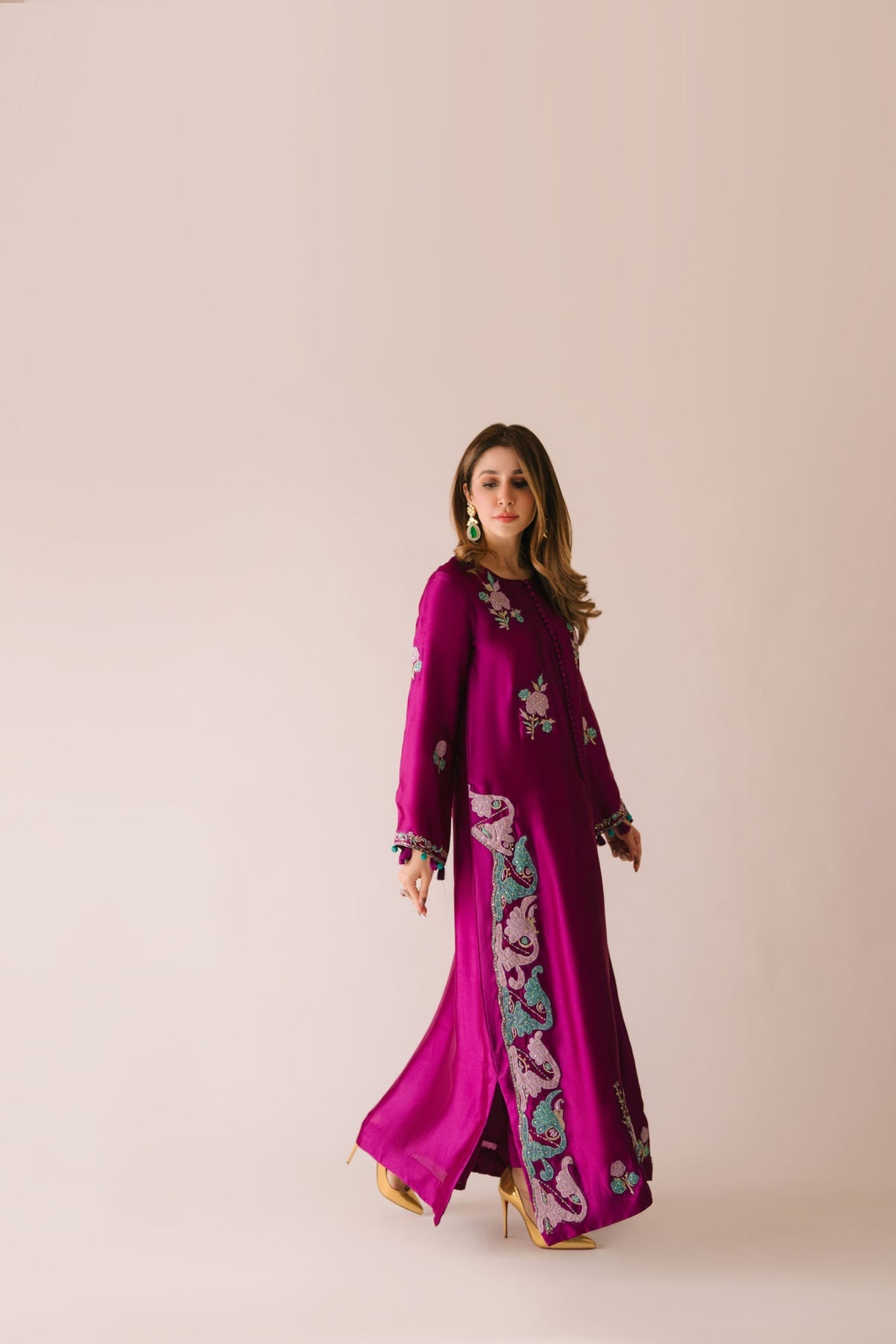 Sammy K | Aadat Festive Edition | Cyprus Vine -  Sammy K Ladies Clothes - Original Designer Dress - House of Maryam