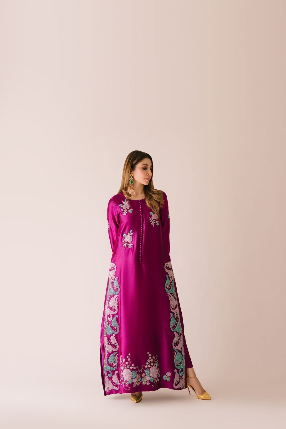 Sammy K | Aadat Festive Edition | Cyprus Vine -  Sammy K Ladies Clothes - Original Designer Dress - House of Maryam