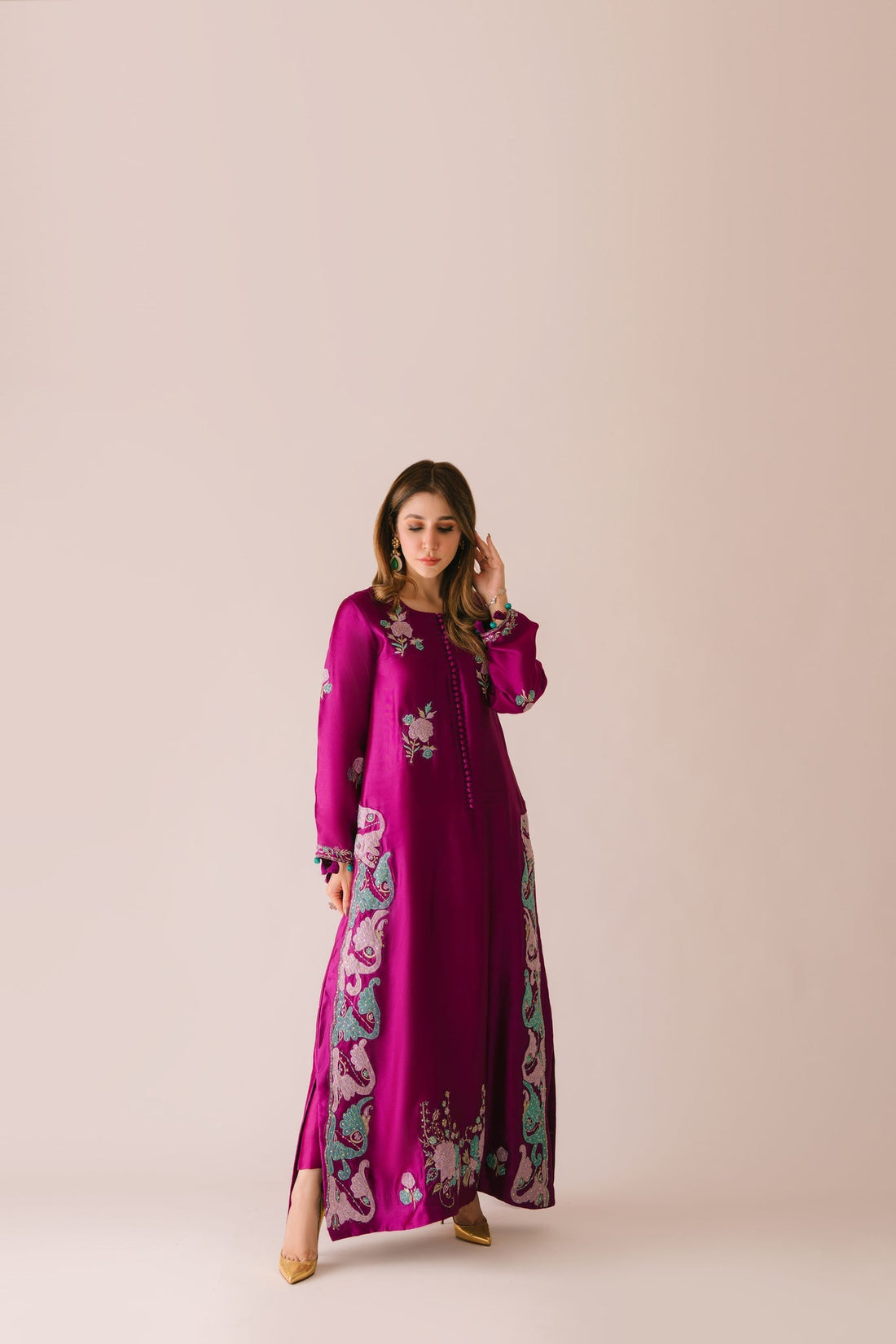 Sammy K | Aadat Festive Edition | Cyprus Vine -  Sammy K Ladies Clothes - Original Designer Dress - House of Maryam