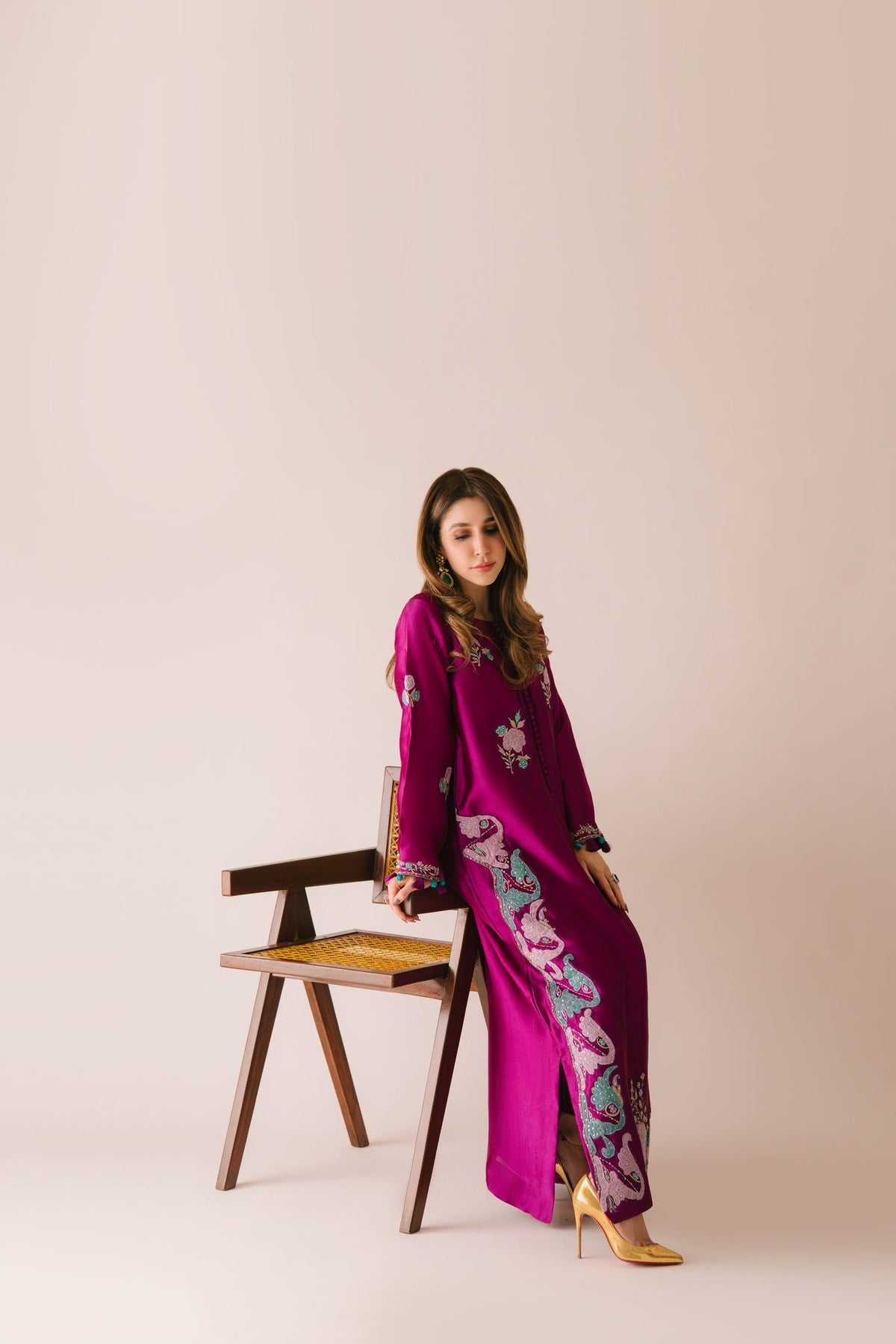 Sammy K | Aadat Festive Edition | Cyprus Vine -  Sammy K Ladies Clothes - Original Designer Dress - House of Maryam