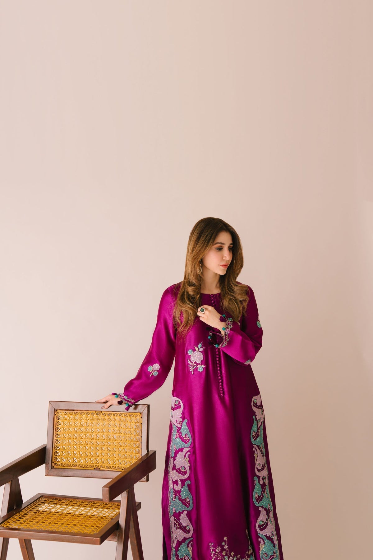 Sammy K | Aadat Festive Edition | Cyprus Vine -  Sammy K Ladies Clothes - Original Designer Dress - House of Maryam