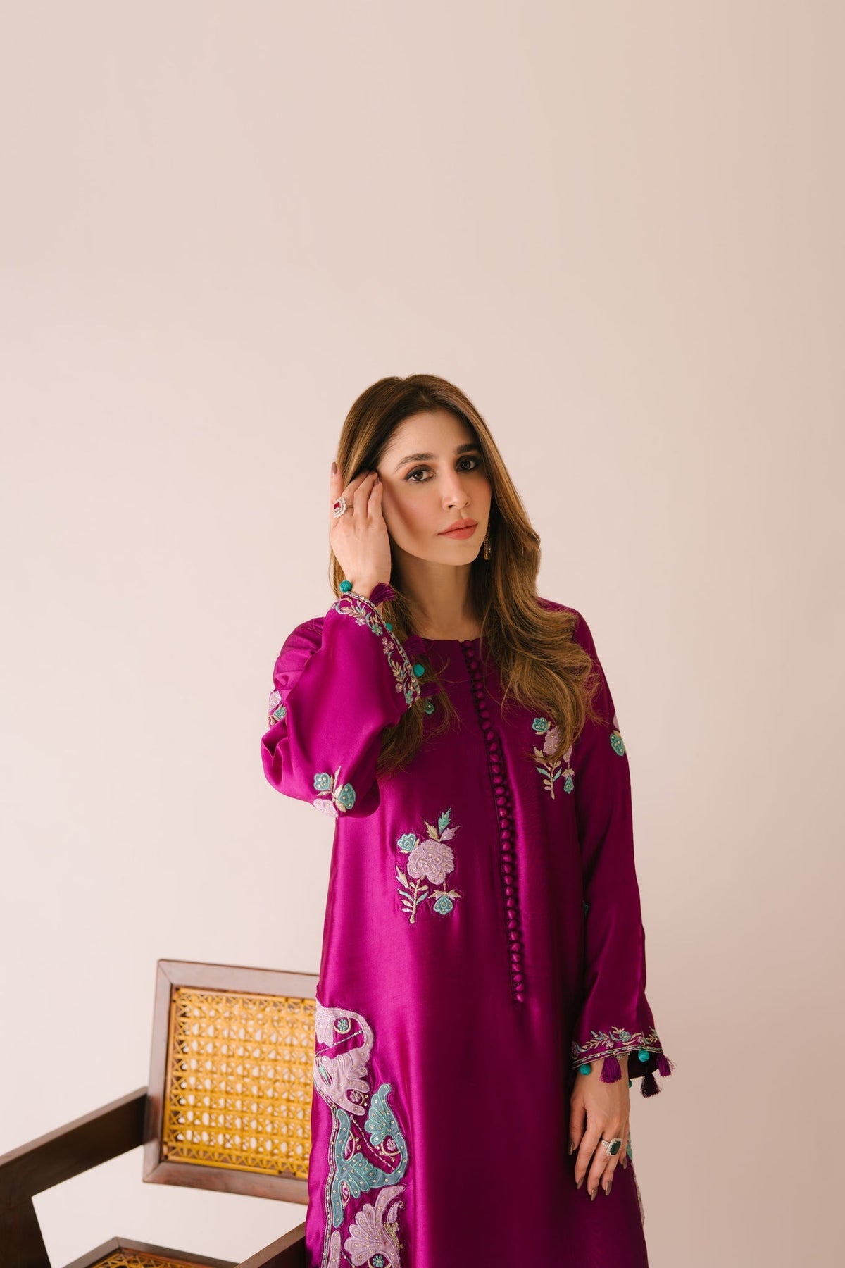 Sammy K | Aadat Festive Edition | Cyprus Vine -  Sammy K Ladies Clothes - Original Designer Dress - House of Maryam