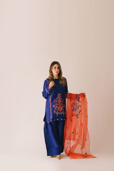 Sammy K | Aadat Festive Edition | Corn Flower -  Sammy K Ladies Clothes - Original Designer Dress - House of Maryam
