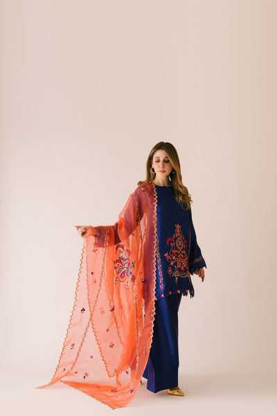 Sammy K | Aadat Festive Edition | Corn Flower -  Sammy K Ladies Clothes - Original Designer Dress - House of Maryam