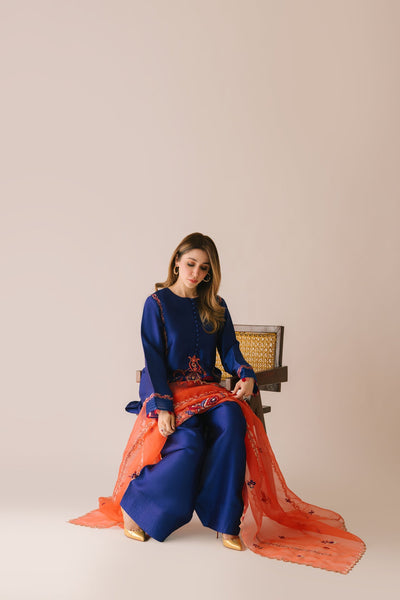 Sammy K | Aadat Festive Edition | Corn Flower -  Sammy K Ladies Clothes - Original Designer Dress - House of Maryam