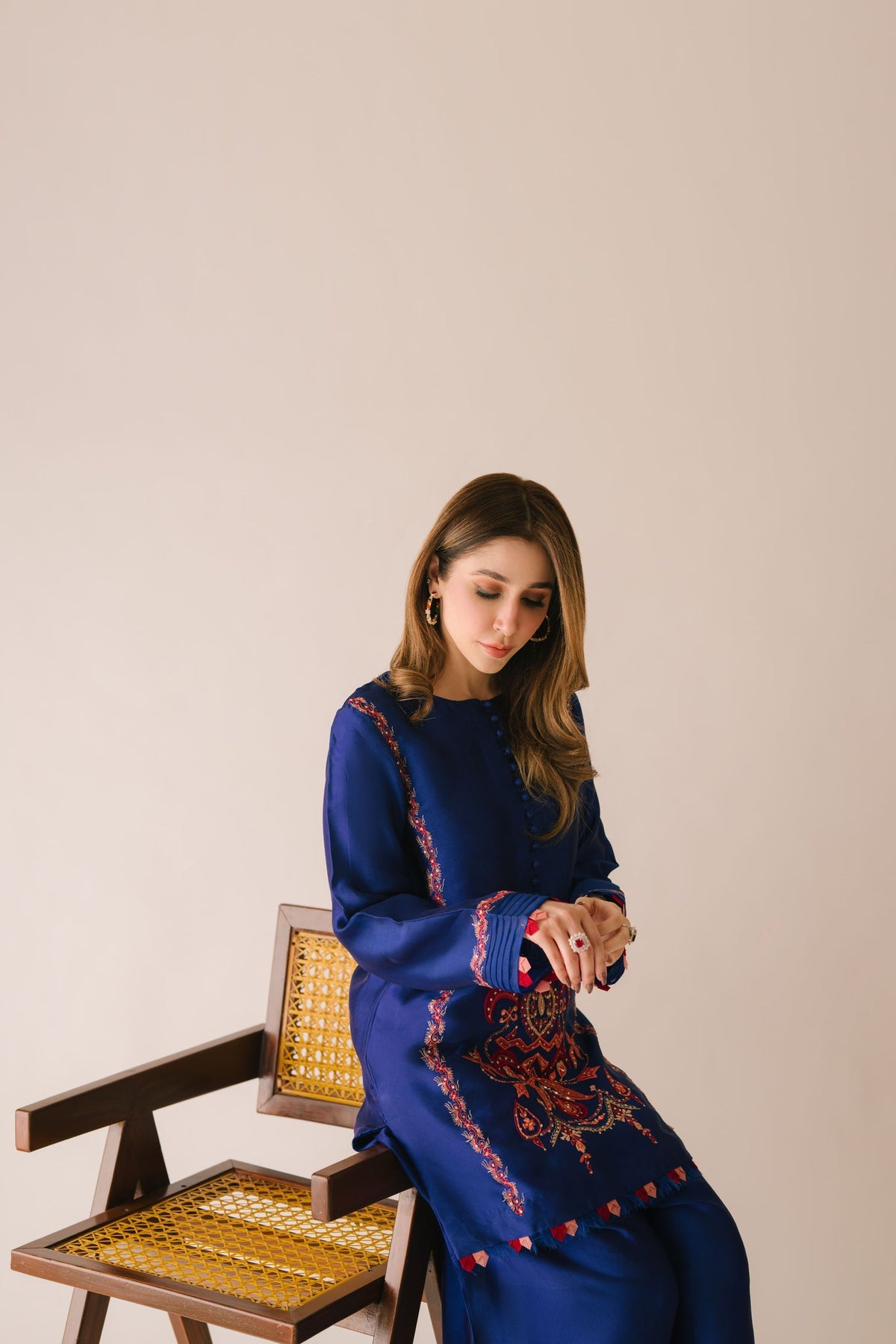 Sammy K | Aadat Festive Edition | Corn Flower -  Sammy K Ladies Clothes - Original Designer Dress - House of Maryam