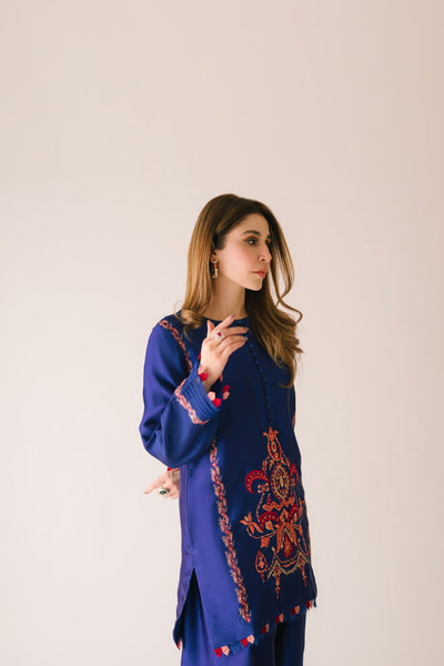 Sammy K | Aadat Festive Edition | Corn Flower -  Sammy K Ladies Clothes - Original Designer Dress - House of Maryam