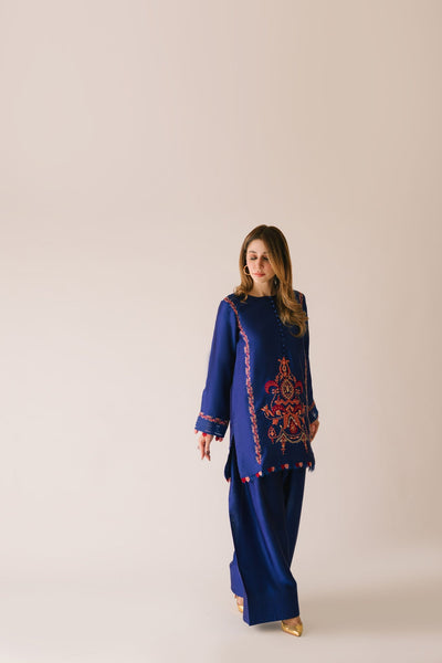 Sammy K | Aadat Festive Edition | Corn Flower -  Sammy K Ladies Clothes - Original Designer Dress - House of Maryam