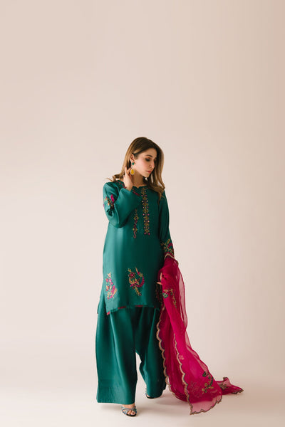 Sammy K | Aadat Festive Edition | Green Moon -  Sammy K Ladies Clothes - Original Designer Dress - House of Maryam