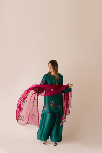 Sammy K | Aadat Festive Edition | Green Moon -  Sammy K Ladies Clothes - Original Designer Dress - House of Maryam