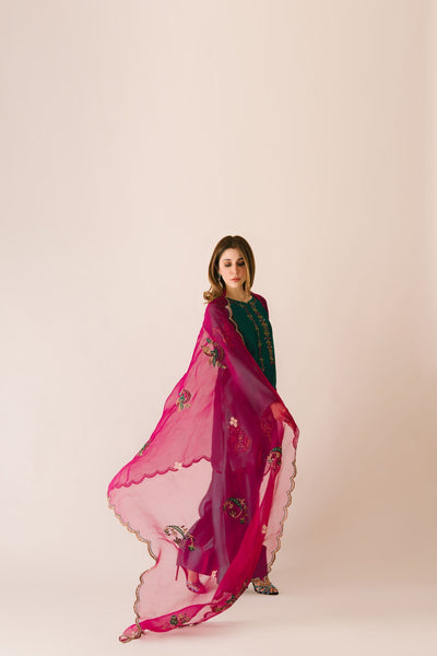 Sammy K | Aadat Festive Edition | Green Moon -  Sammy K Ladies Clothes - Original Designer Dress - House of Maryam