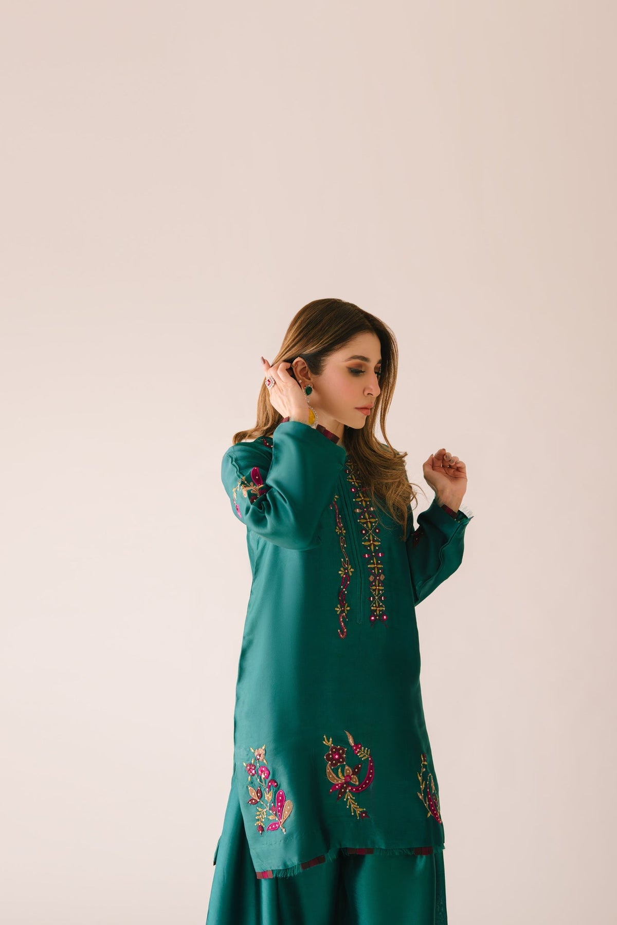 Sammy K | Aadat Festive Edition | Green Moon -  Sammy K Ladies Clothes - Original Designer Dress - House of Maryam