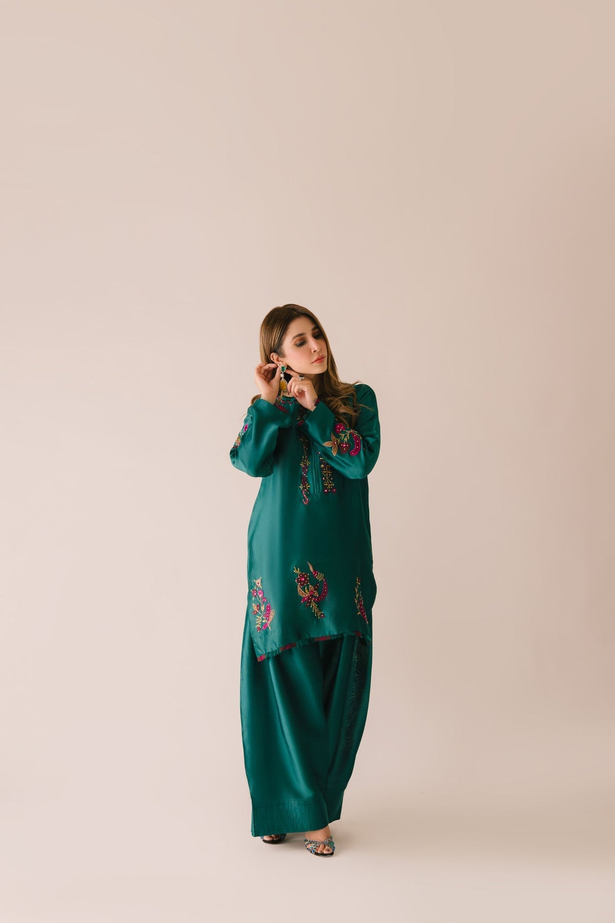 Sammy K | Aadat Festive Edition | Green Moon -  Sammy K Ladies Clothes - Original Designer Dress - House of Maryam