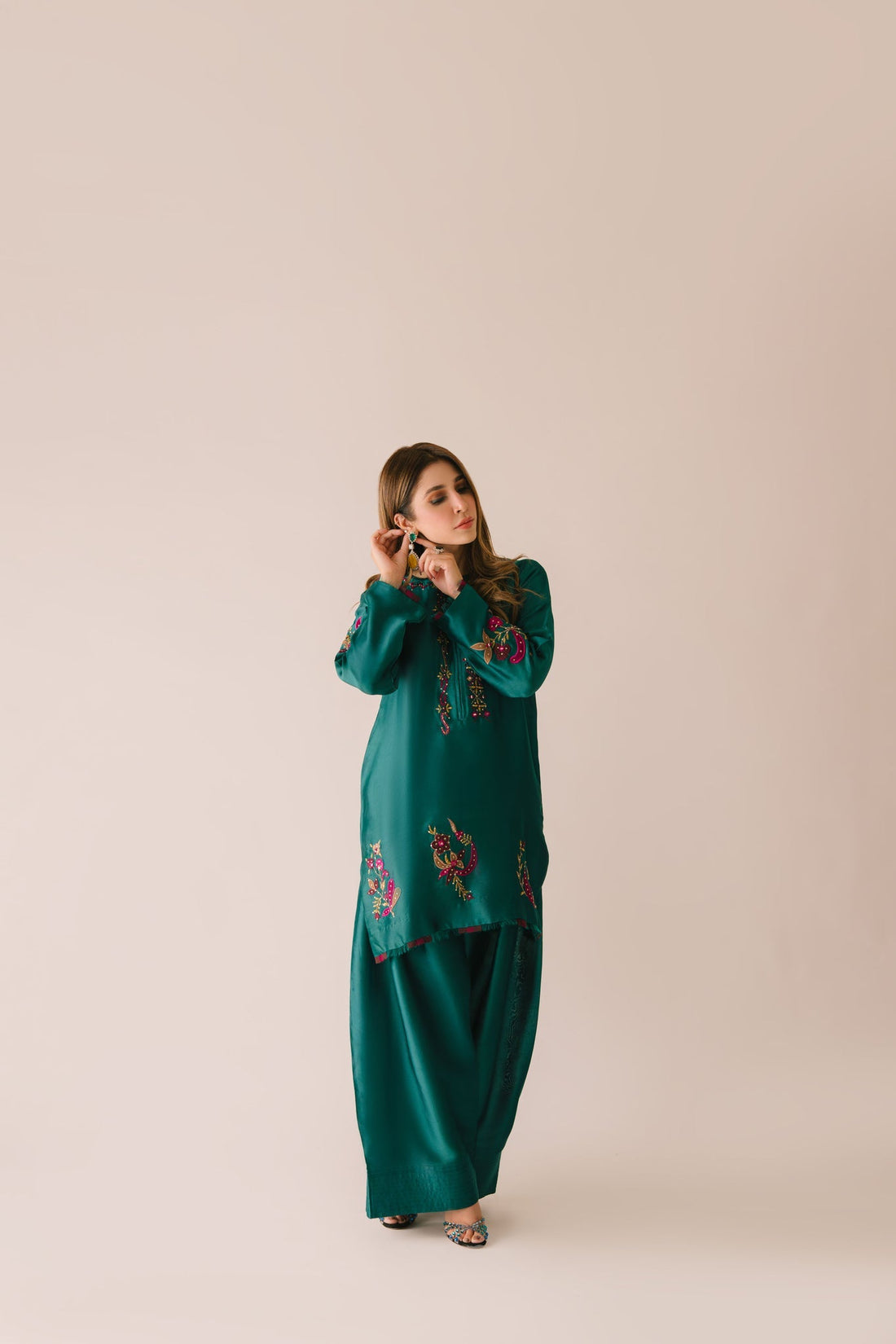 Sammy K | Aadat Festive Edition | Green Moon -  Sammy K Ladies Clothes - Original Designer Dress - House of Maryam