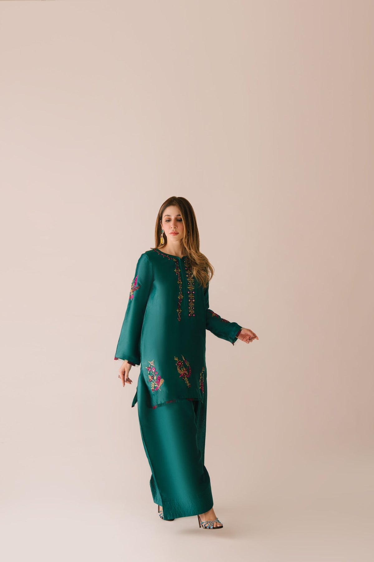 Sammy K | Aadat Festive Edition | Green Moon -  Sammy K Ladies Clothes - Original Designer Dress - House of Maryam