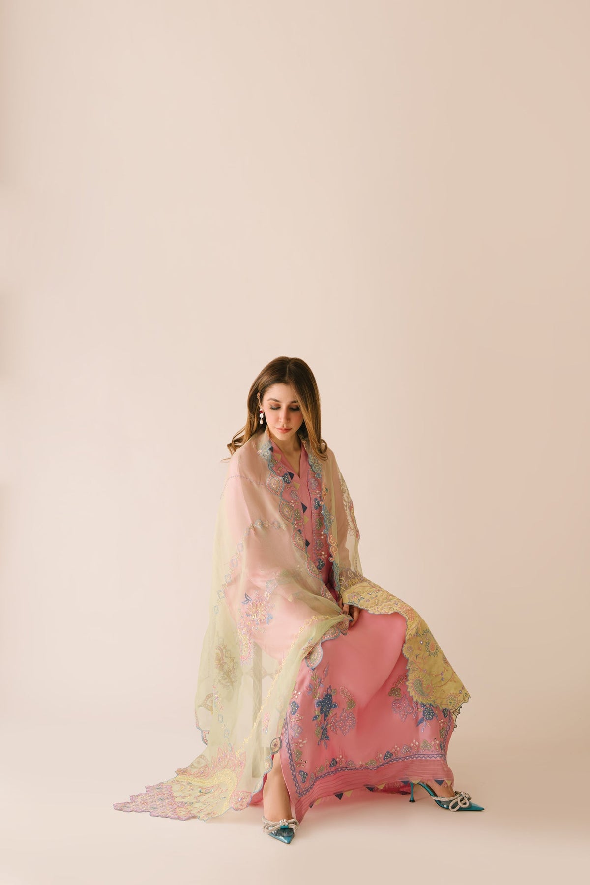 Sammy K | Aadat Festive Edition | Spray Rose -  Sammy K Ladies Clothes - Original Designer Dress - House of Maryam