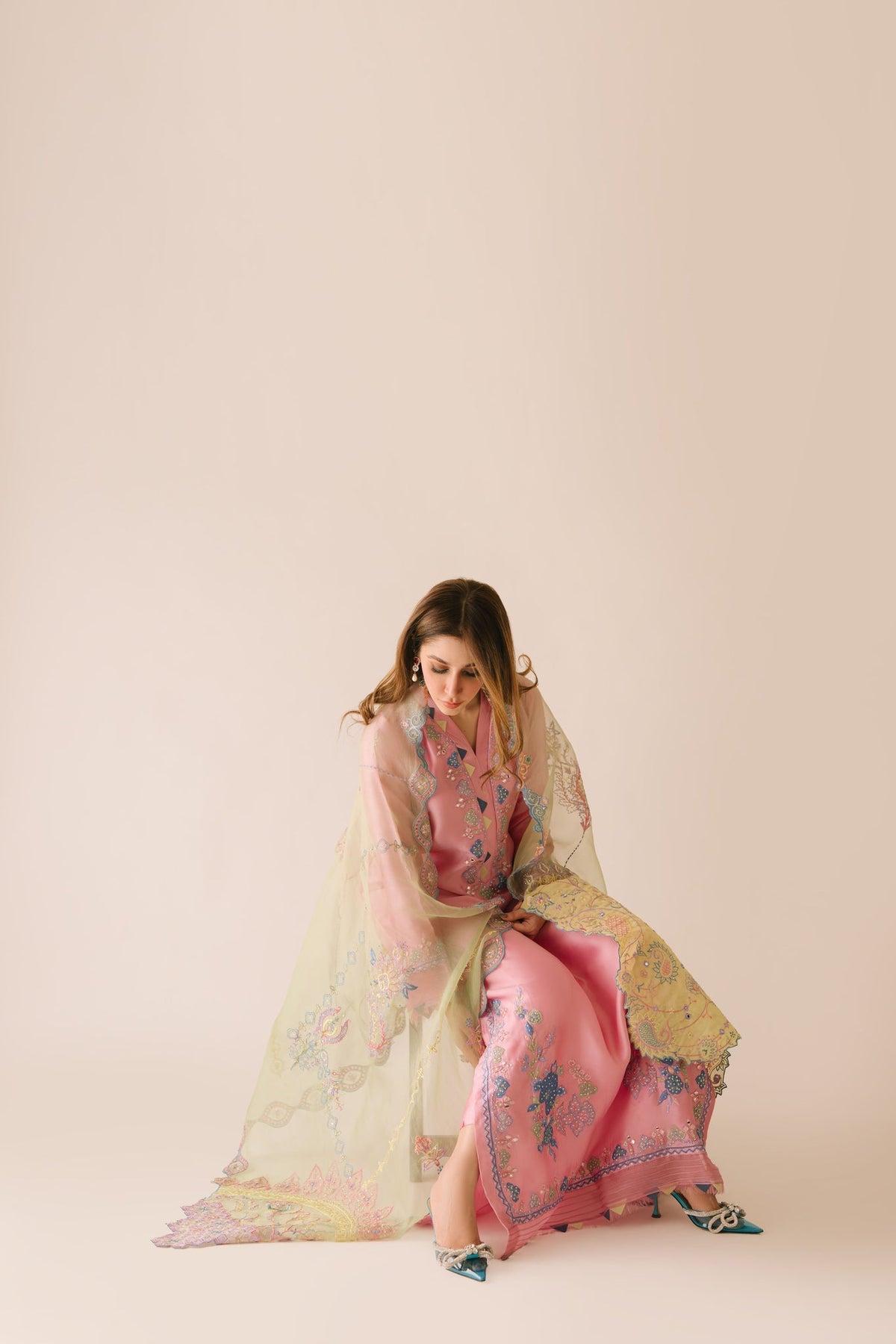 Sammy K | Aadat Festive Edition | Spray Rose -  Sammy K Ladies Clothes - Original Designer Dress - House of Maryam