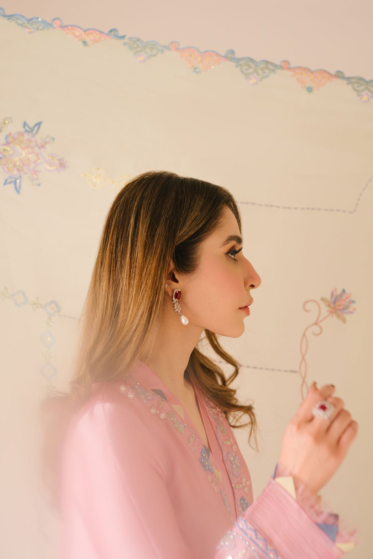 Sammy K | Aadat Festive Edition | Spray Rose -  Sammy K Ladies Clothes - Original Designer Dress - House of Maryam