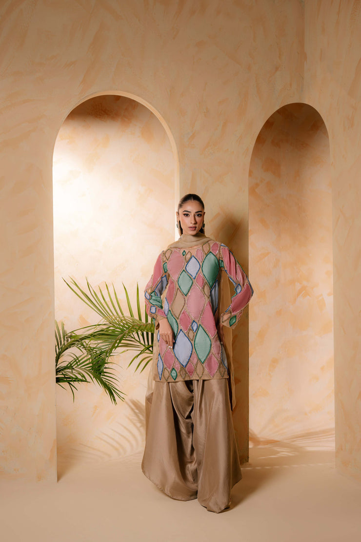 Sammy K | Daisy Drizzle | Rainbow Rose -  Sammy K Ladies Clothes - Original Designer Dress - House of Maryam