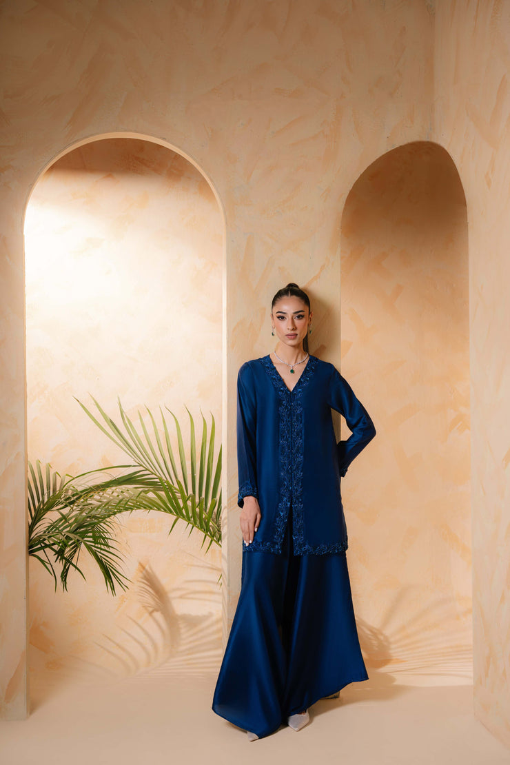 Sammy K | Daisy Drizzle | Cobalt Blue -  Sammy K Ladies Clothes - Original Designer Dress - House of Maryam