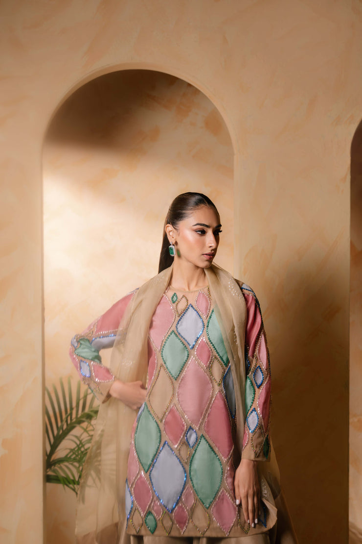 Sammy K | Daisy Drizzle | Rainbow Rose -  Sammy K Ladies Clothes - Original Designer Dress - House of Maryam