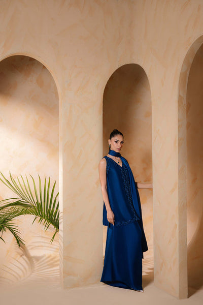 Sammy K | Daisy Drizzle | Cobalt Blue -  Sammy K Ladies Clothes - Original Designer Dress - House of Maryam