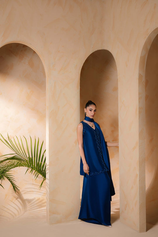 Sammy K | Daisy Drizzle | Cobalt Blue -  Sammy K Ladies Clothes - Original Designer Dress - House of Maryam