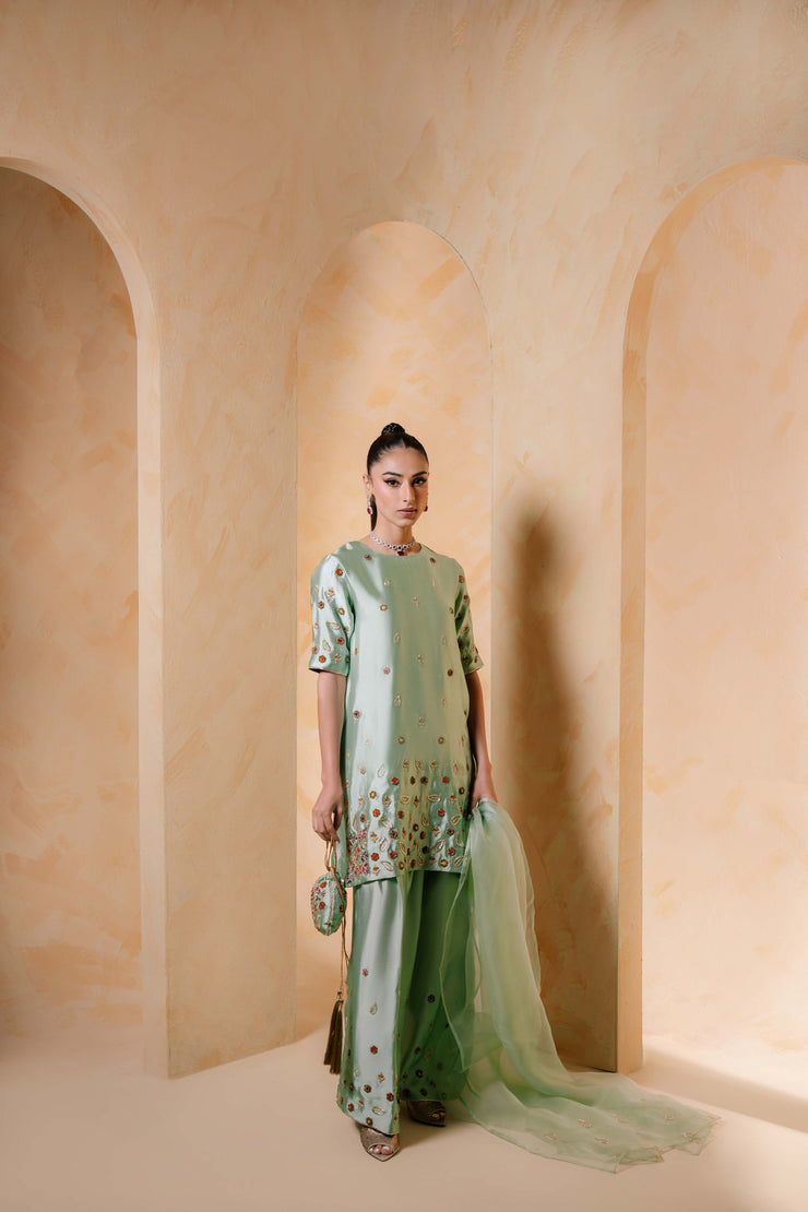 Sammy K | Daisy Drizzle | Sage -  Sammy K Ladies Clothes - Original Designer Dress - House of Maryam