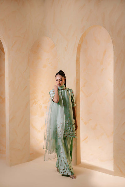 Sammy K | Daisy Drizzle | Sage -  Sammy K Ladies Clothes - Original Designer Dress - House of Maryam