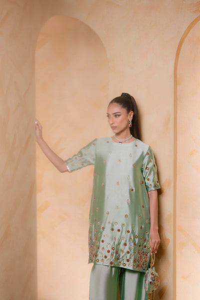 Sammy K | Daisy Drizzle | Sage -  Sammy K Ladies Clothes - Original Designer Dress - House of Maryam