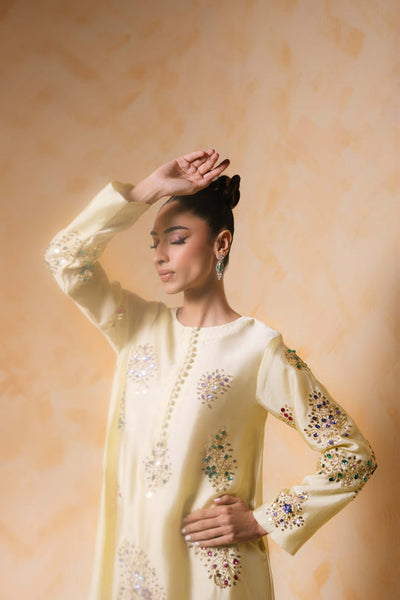 Sammy K | Daisy Drizzle | Yellow Rose -  Sammy K Ladies Clothes - Original Designer Dress - House of Maryam