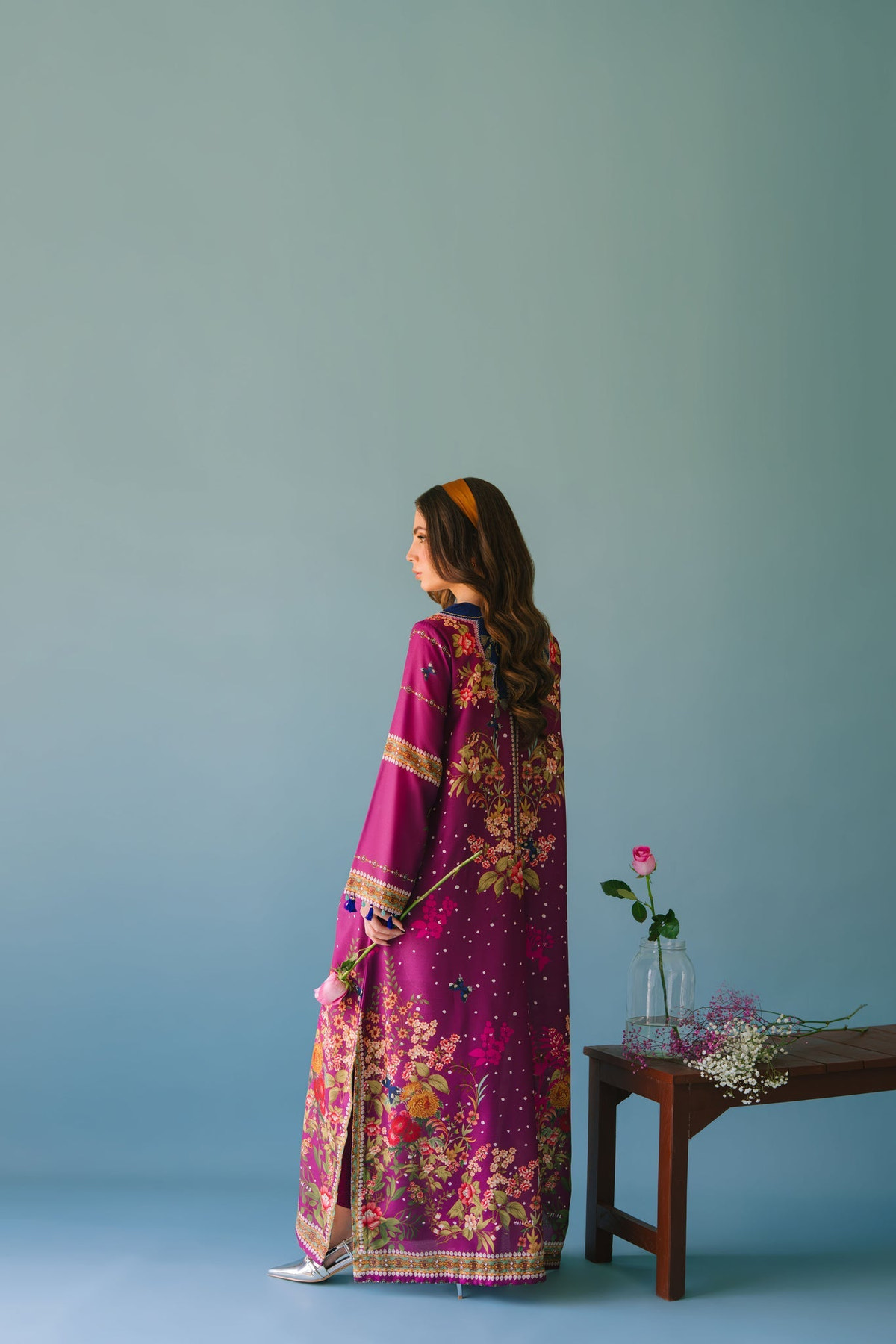 Sammy K | Lawn Pret 25 | Evening Rose -  Sammy K Ladies Clothes - Original Designer Dress - House of Maryam