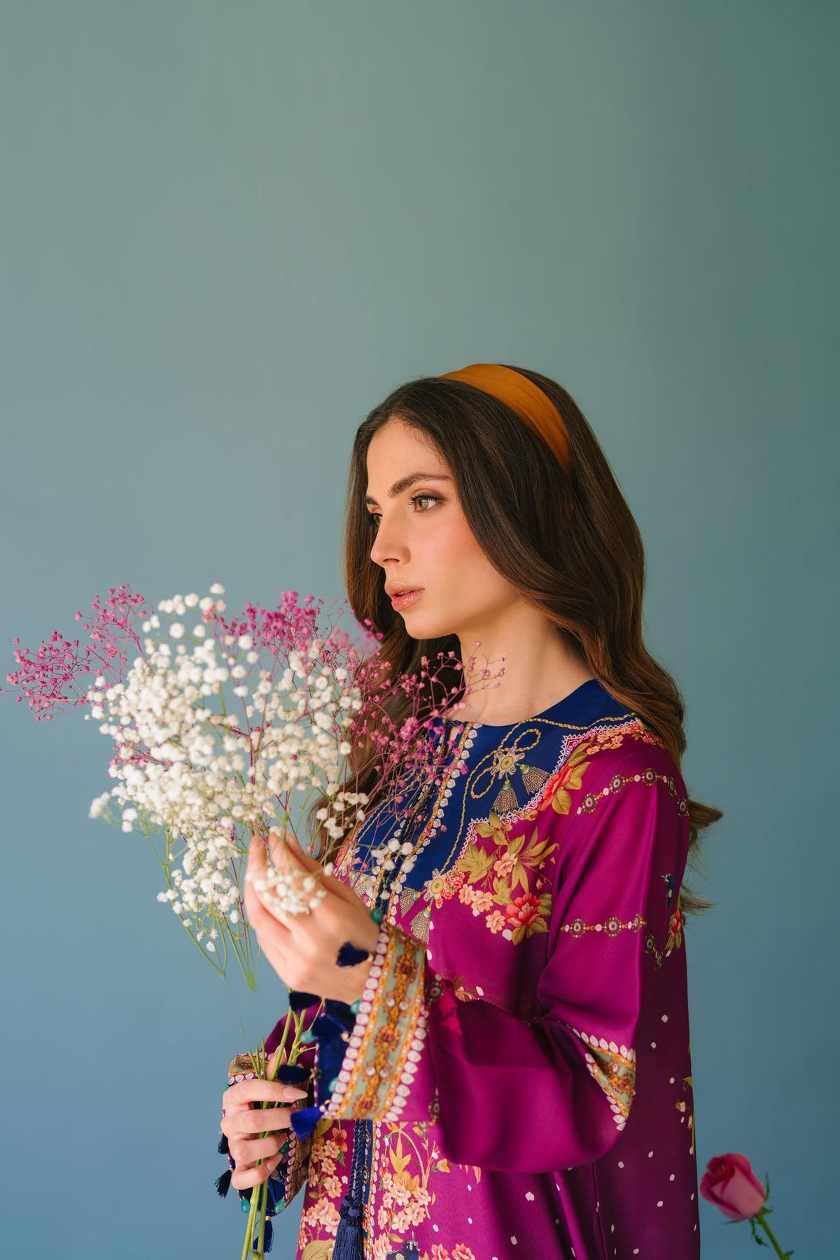 Sammy K | Lawn Pret 25 | Evening Rose -  Sammy K Ladies Clothes - Original Designer Dress - House of Maryam