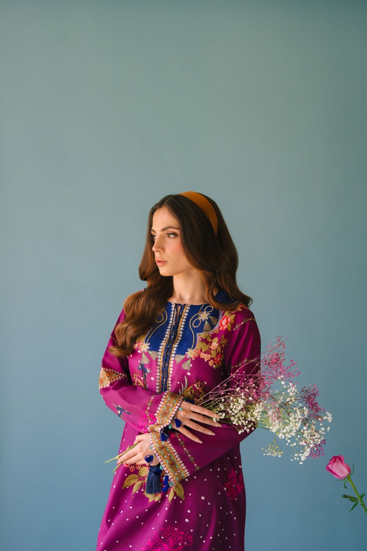 Sammy K | Lawn Pret 25 | Evening Rose -  Sammy K Ladies Clothes - Original Designer Dress - House of Maryam