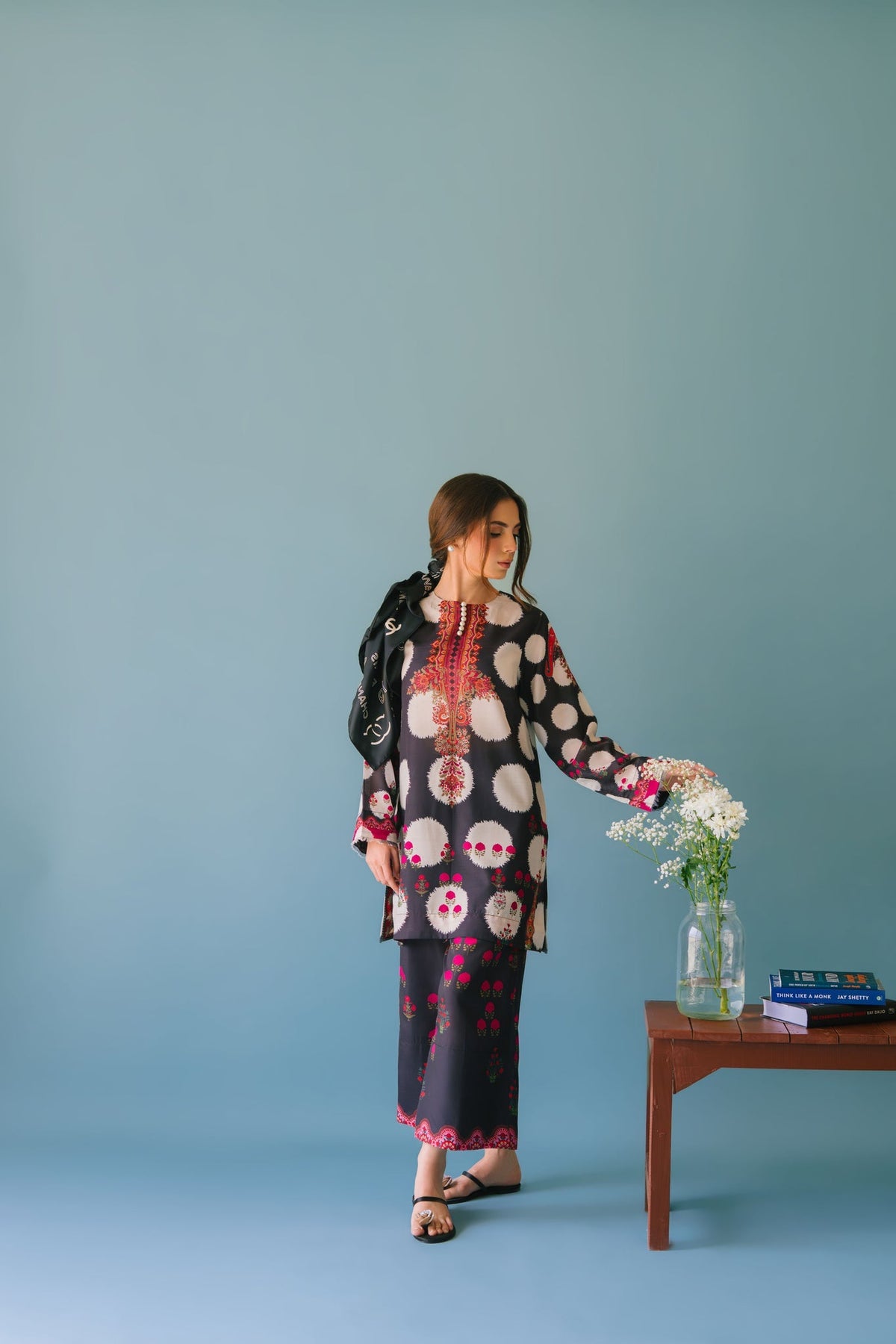 Sammy K | Lawn Pret 25 | Polka culture -  Sammy K Ladies Clothes - Original Designer Dress - House of Maryam