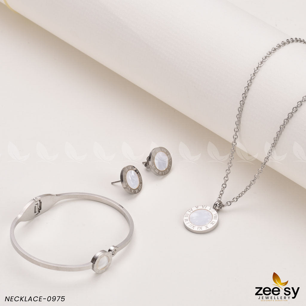 Necklace-0975 -  Zeesy Necklace Sets - Original Designer Dress - House of Maryam