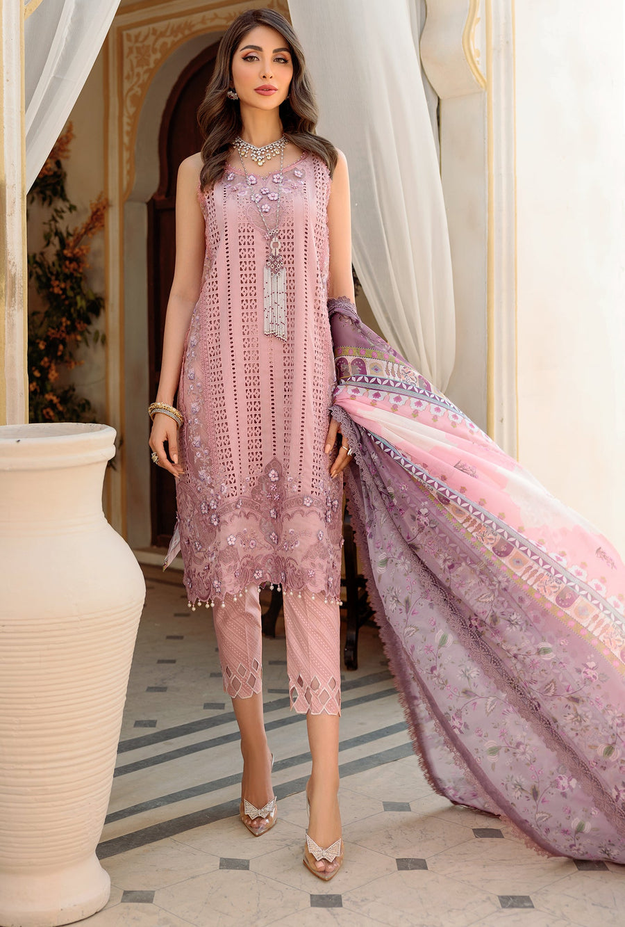 Noor by Saadia Asad | Luxury Collection | NEIDCHK22-D4-A-HELM-S -  Noor by Saadia Asad Ladies Clothes - Original Designer Dress - House of Maryam
