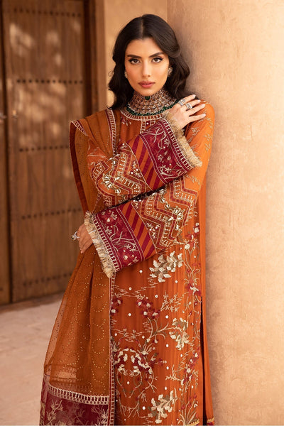 Nureh | Embroidered Luxury Chiffon | NEL-22 -  Nureh Luxury - Original Designer Dress - House of Maryam