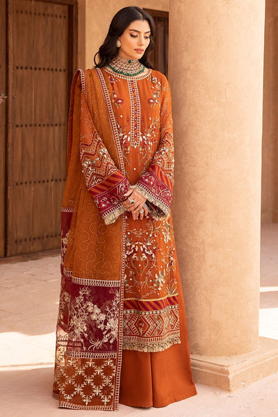 Nureh | Embroidered Luxury Chiffon | NEL-22 -  Nureh Luxury - Original Designer Dress - House of Maryam