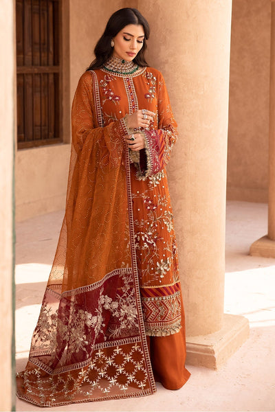 Nureh | Embroidered Luxury Chiffon | NEL-22 -  Nureh Luxury - Original Designer Dress - House of Maryam