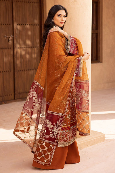 Nureh | Embroidered Luxury Chiffon | NEL-22 -  Nureh Luxury - Original Designer Dress - House of Maryam