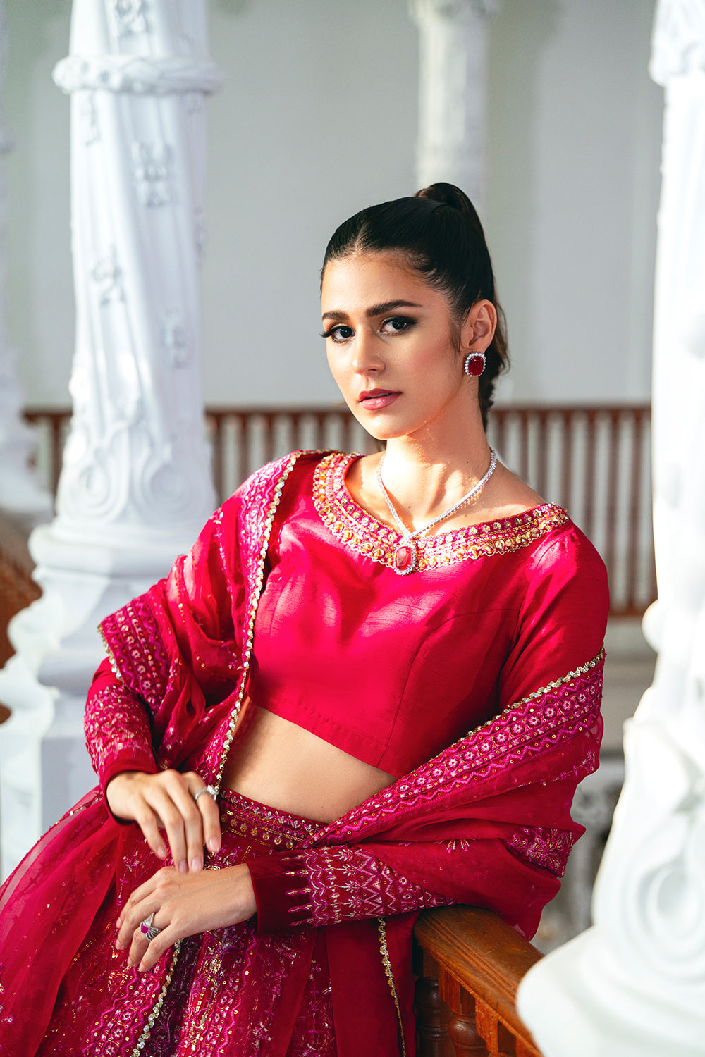 Saira Rizwan | Naqsh Festive | SRN24-04 Sharmas -  Saira Rizwan Bridal - Original Designer Dress - House of Maryam