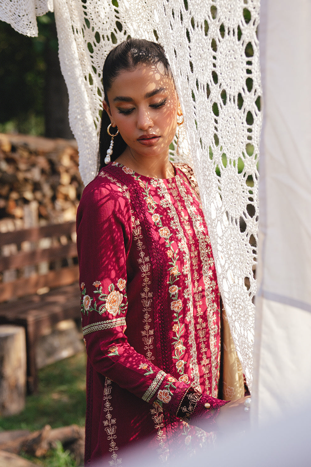 Saira Rizwan | Winter 2024 | SANSA-SRW24-09 -  Saira Rizwan Ladies Clothes - Original Designer Dress - House of Maryam