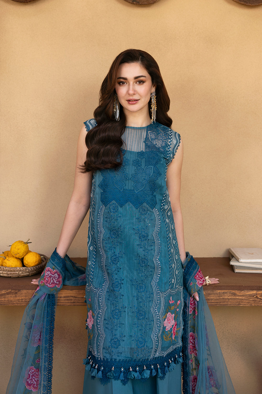 Saira Rizwan | Luxury Lawn 25 | ALMA-SRL25-12 -  Saira Rizwan Ladies Clothes - Original Designer Dress - House of Maryam