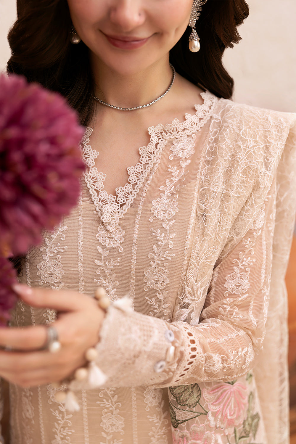 Saira Rizwan | Luxury Lawn 25 | MADONNA-SRL25-08 -  Saira Rizwan Ladies Clothes - Original Designer Dress - House of Maryam