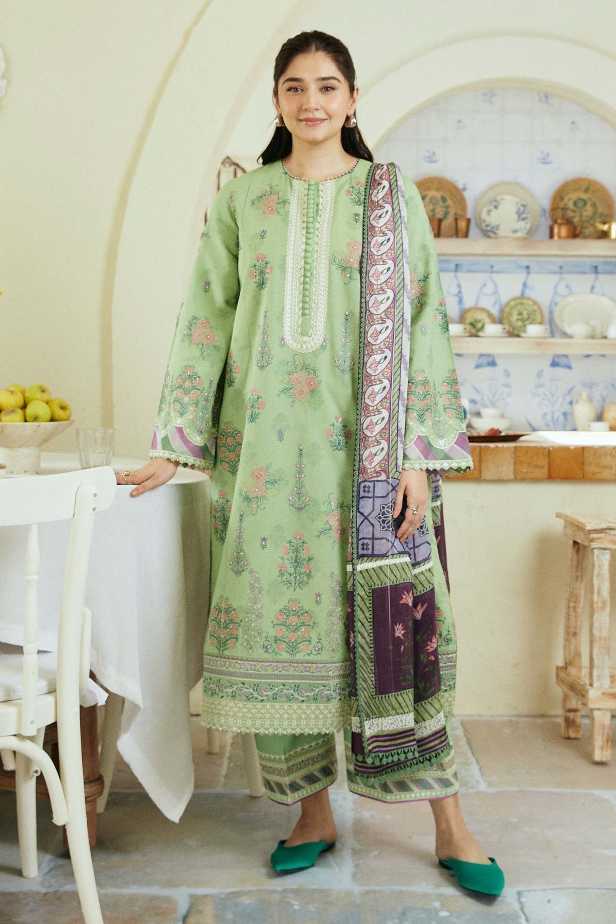 Zara Shahjahan | Coco Lawn Eid Edit 24 | NISA-D9 -  Zara Shahjahan Luxury - Original Designer Dress - House of Maryam